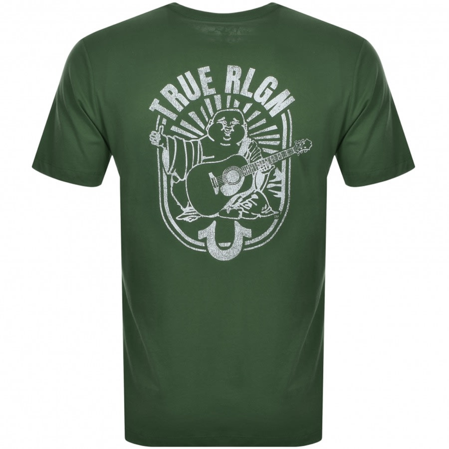 Alternative Image for ProductTrue Religion Logo T Shirt Green2